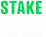 Stakelogic Banner showing logo