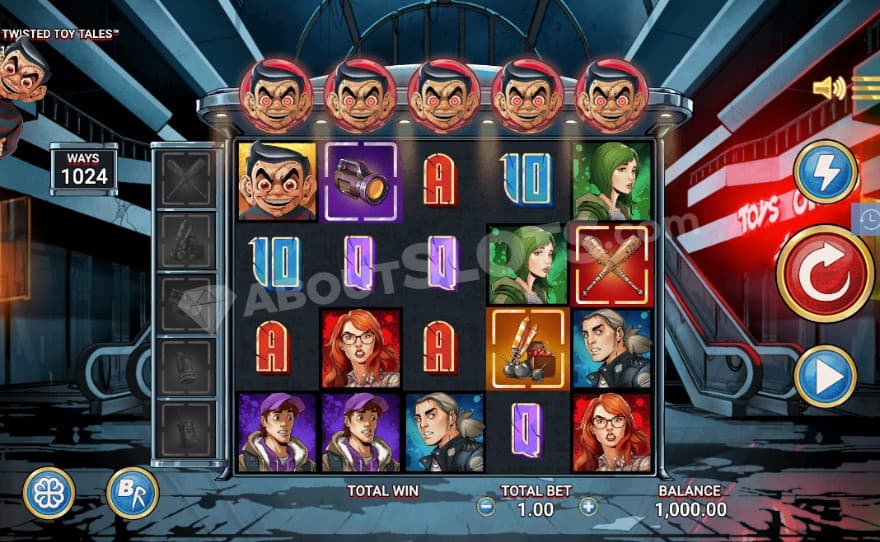 Base game where you can see a mall in the background.