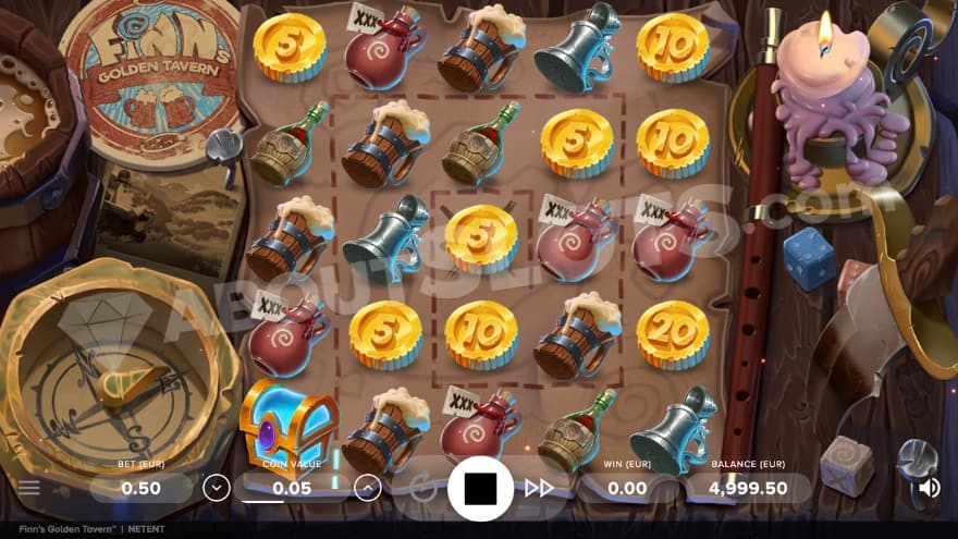 A screenshot from the base game view