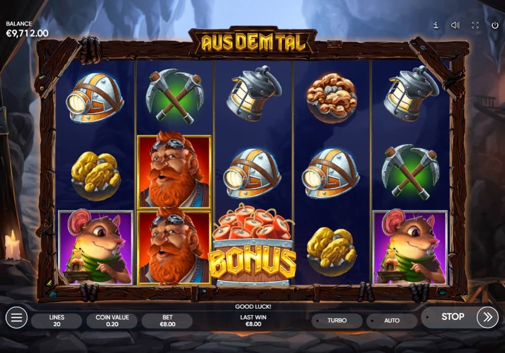 Aus Dem Tal Slot Gameplay