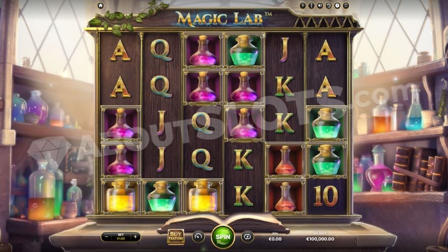 Base game where you can see a beautiful lab in the background.