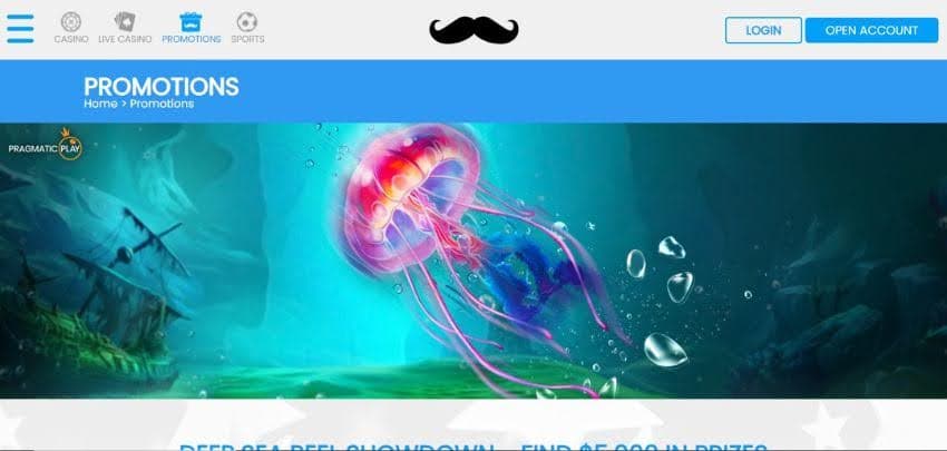 Mr.Play Casino's homepage, showing the welcome bonus flanked by a game avatar.