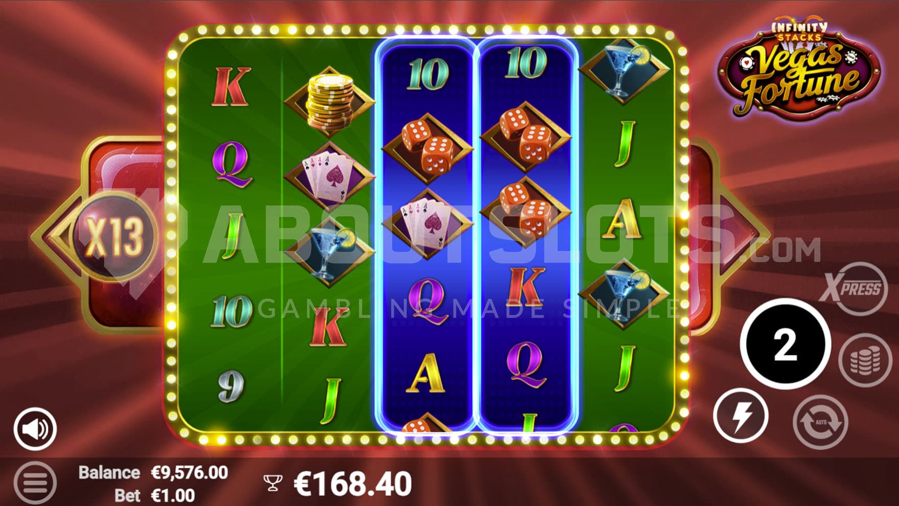 Free Spins bonus in progress with an x13 global multiplier achieved and Synced Reels feature triggered.