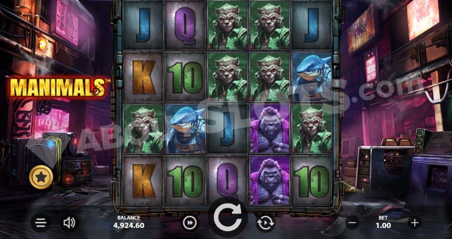 Base game where you can see a scary alley in the background.