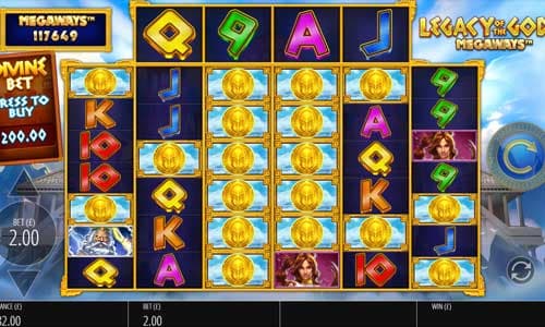 Legacy of the Gods Megaways Slot Gameplay