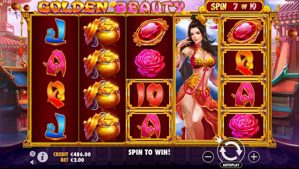Golden Beauty Slot Gameplay