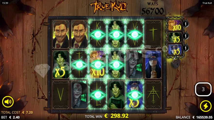 Bonus game where the sixth reel is unlocked.