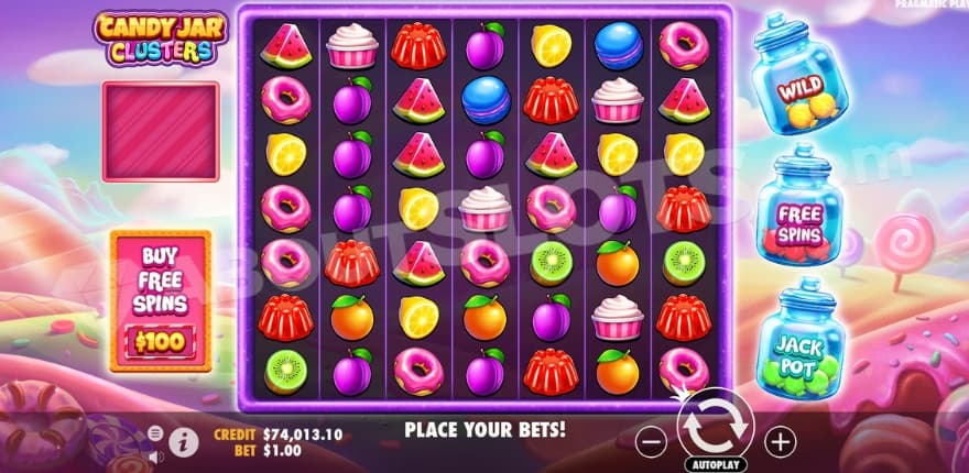 A screenshot of the base game view