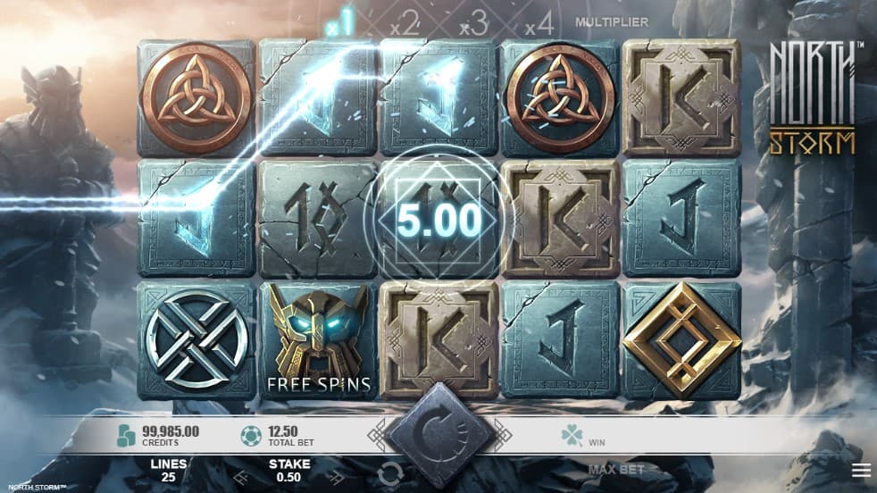 North Storm Slot Gameplay