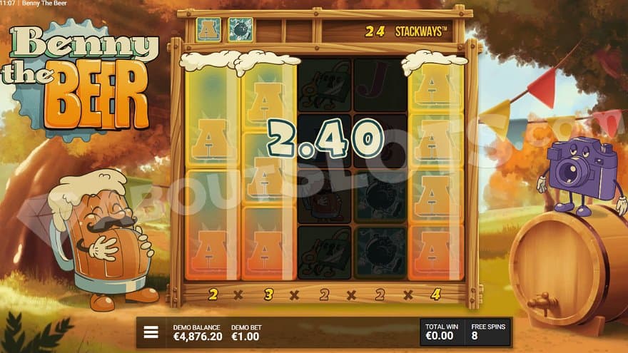 A 24 Stackways win in the Free Spins.