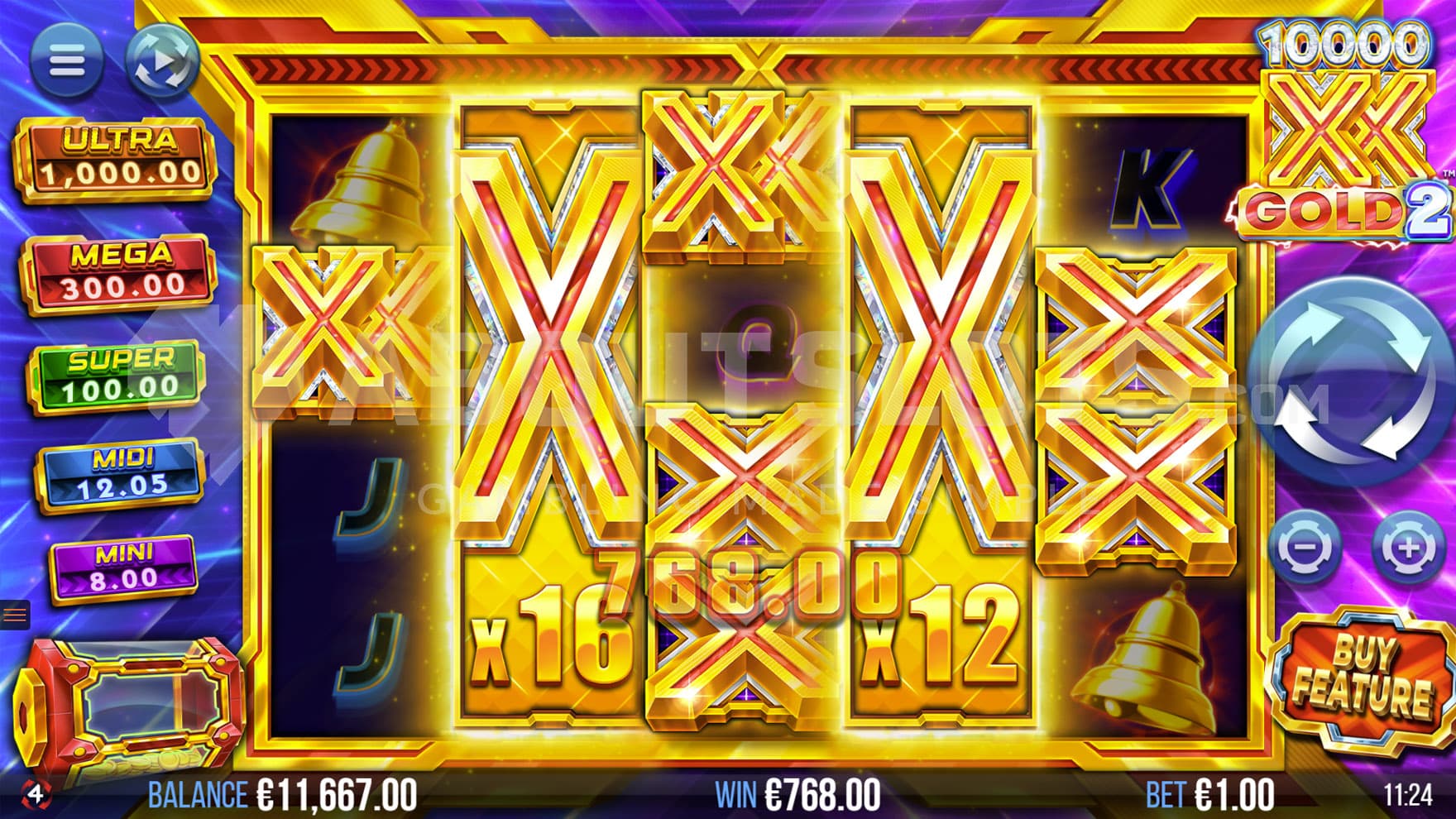 Stack Xpand feature triggered from the Buy Feature menu.