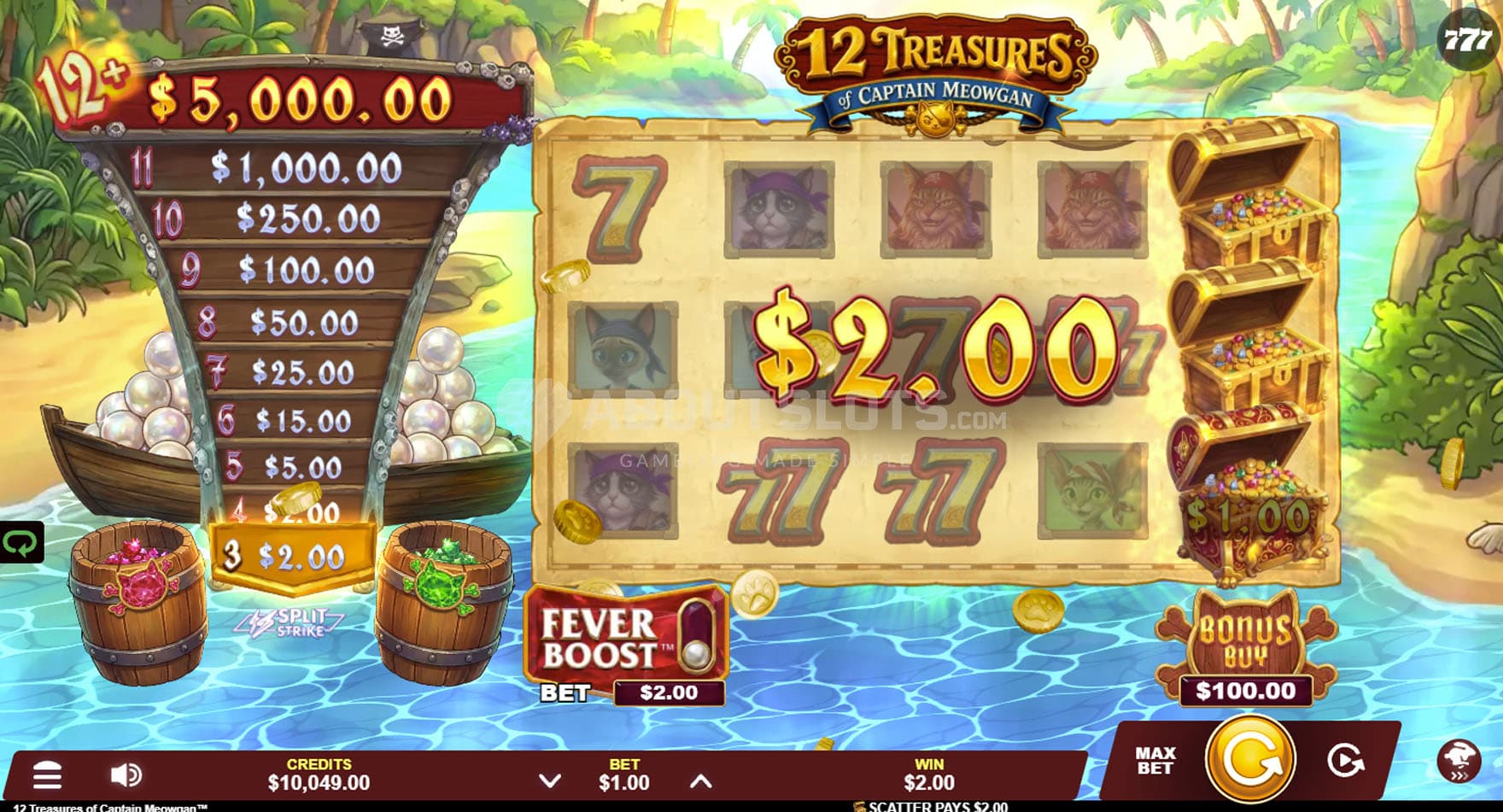Screenshot of the Epic Strike feature triggered in the base game.