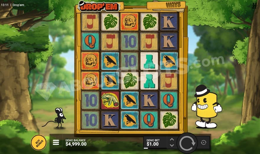 Base game where you can see Canny the Can to the right.