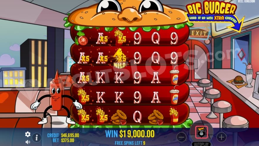 A screenshot from the Free Spins view