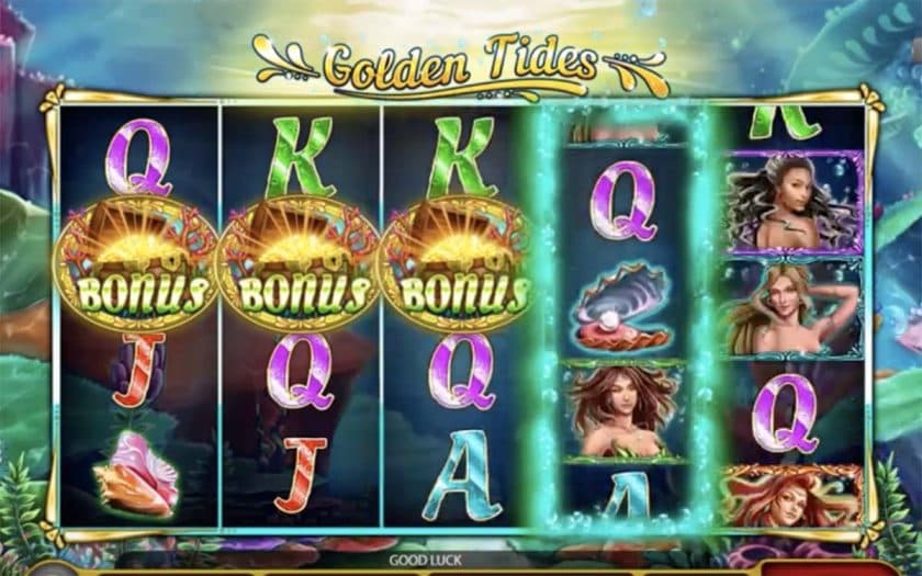 Golden Tides Slot Gameplay