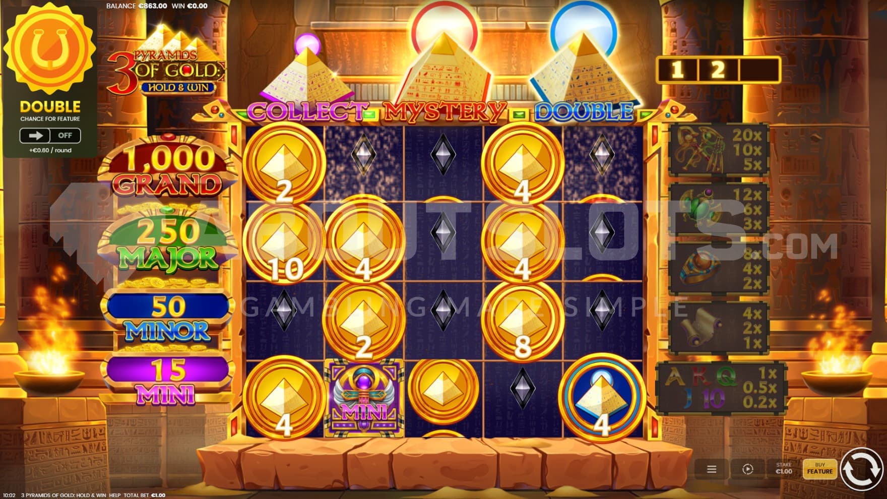 Grand Jackpot on left side