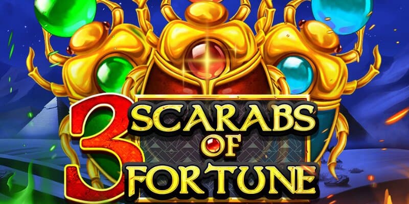 3 Scarabs of Fortune Banner