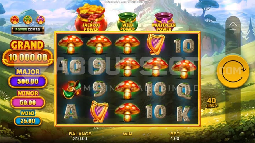 Grand Jackpot displayed on the left.