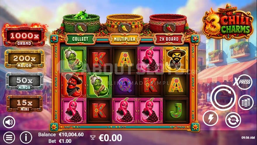 A casino slot with a Mexican theme.