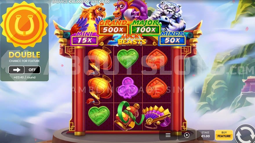 A casino slot with 3 reels and 3 rows.