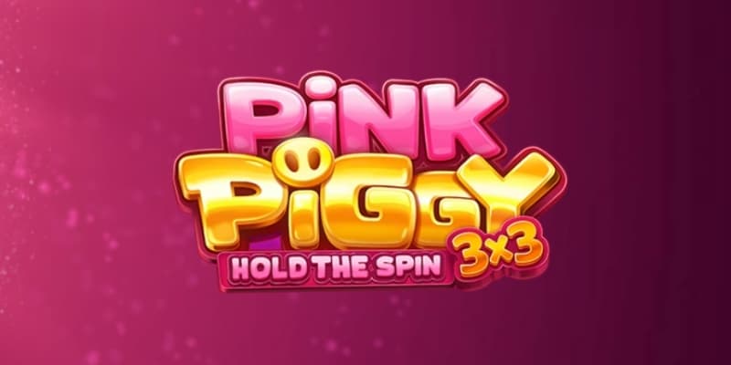 3x3 Pink Piggy: Hold the Spin Banner