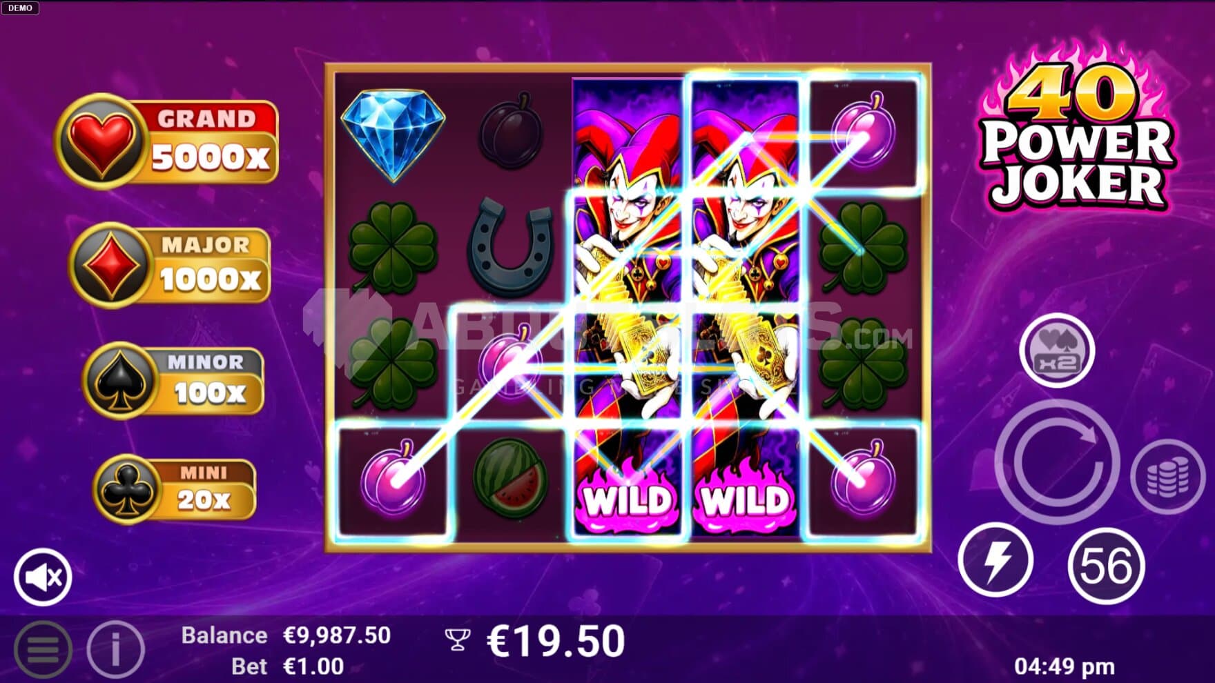 Wilds expand when they can form wins in the base game, helping spice up regular spins