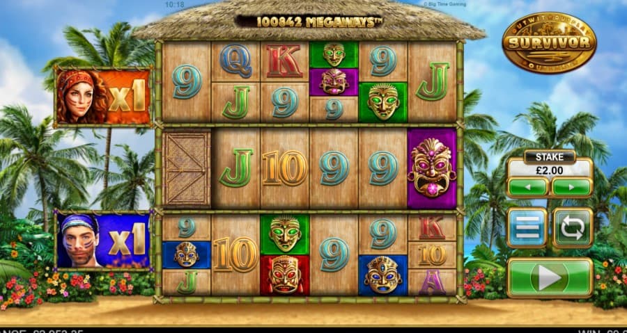 Survivor Megaways Slot Gameplay