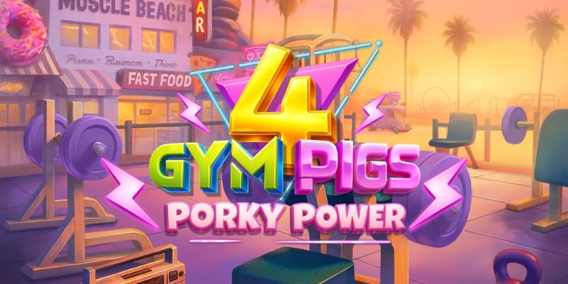 4 Gym Pigs - Porky Power Banner