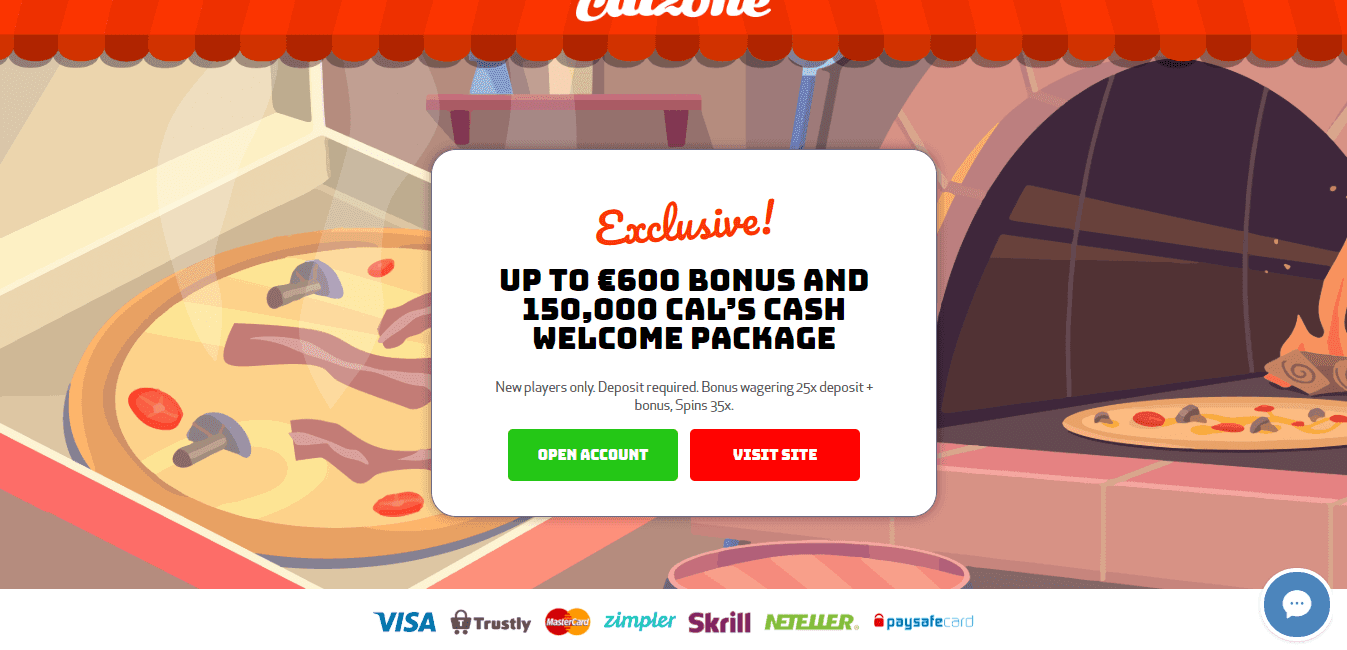 casino calzone bonus