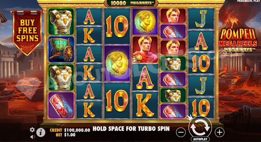 Base game where you can see a erupting volcano to the right.