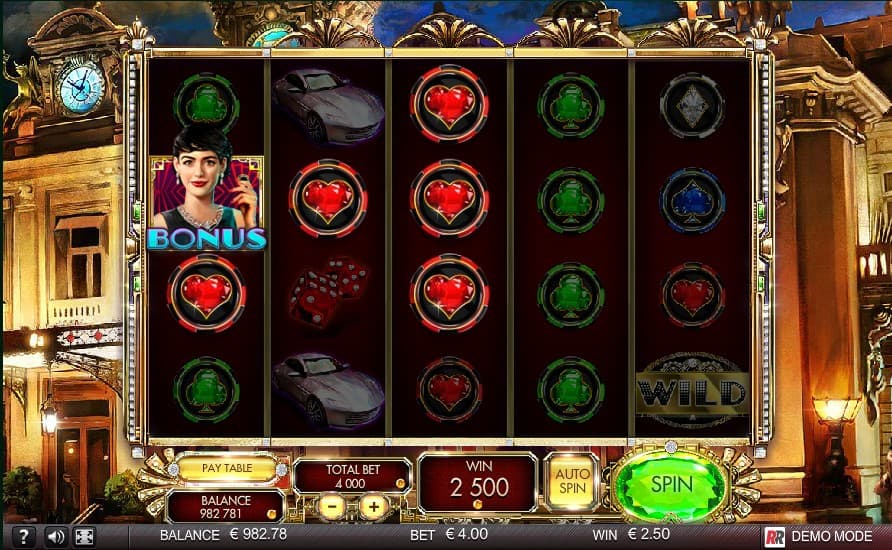 Montecarlo Glamour slot by Red Rake Gaming