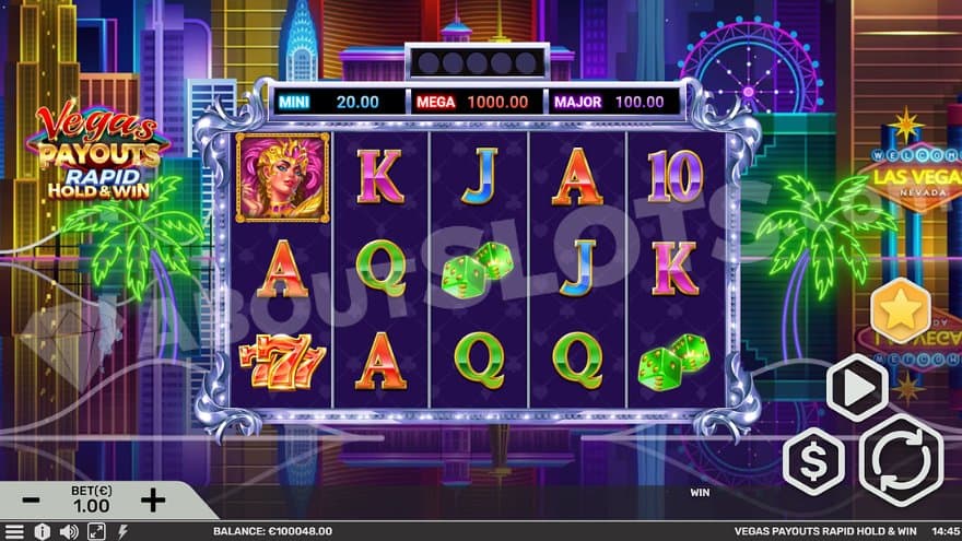 A casino slot in Las Vegas.