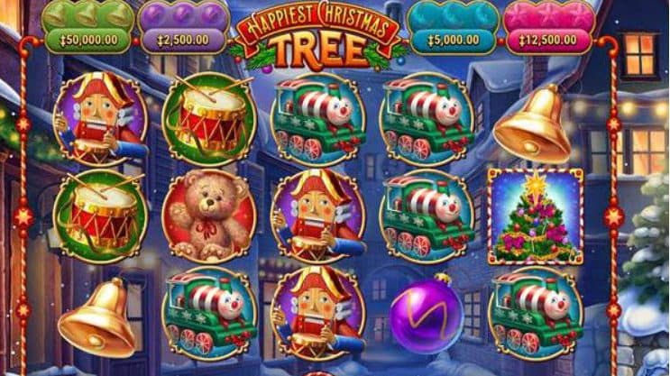 happiest christmas tree slot