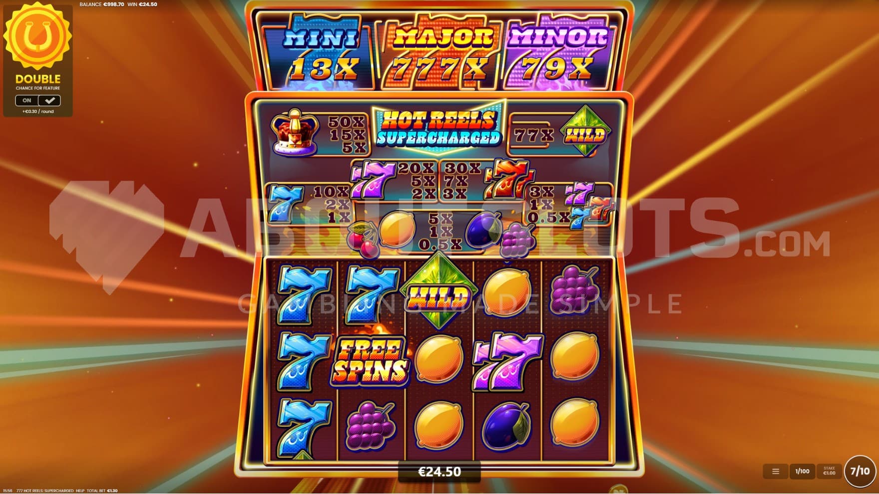 Wild Symbol on reel 3