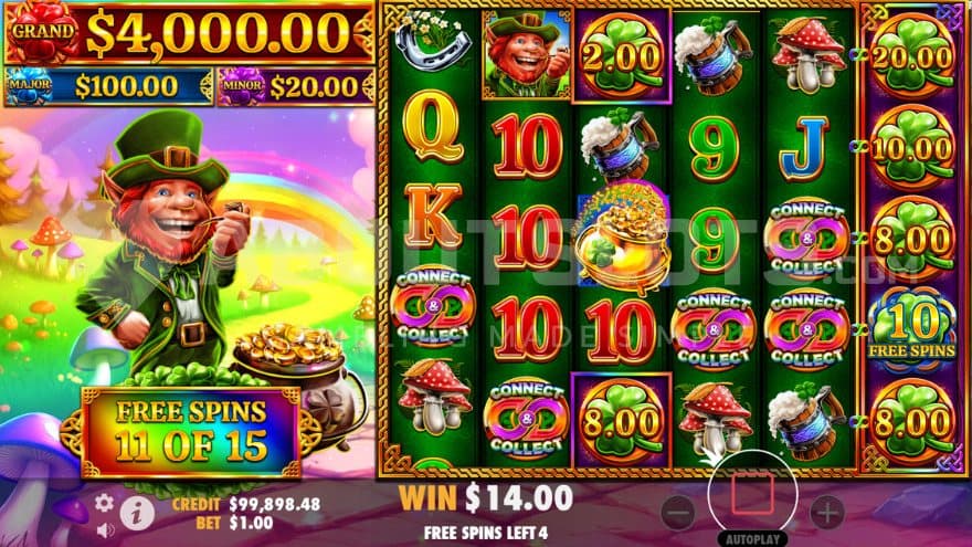 11 of 15 Free Spins