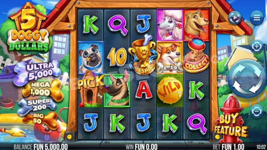 Base game with a colorful backyard.