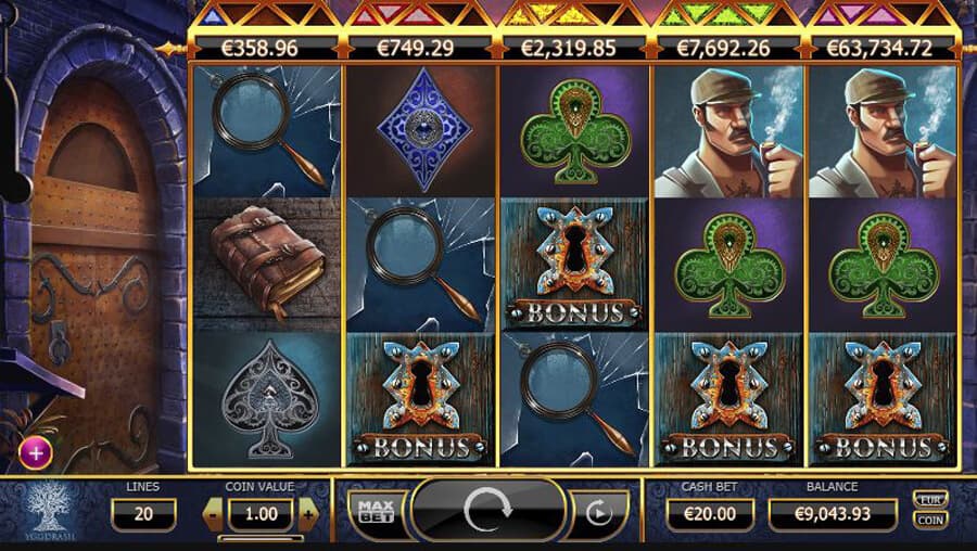 Holmes and the Stolen Stones slot review