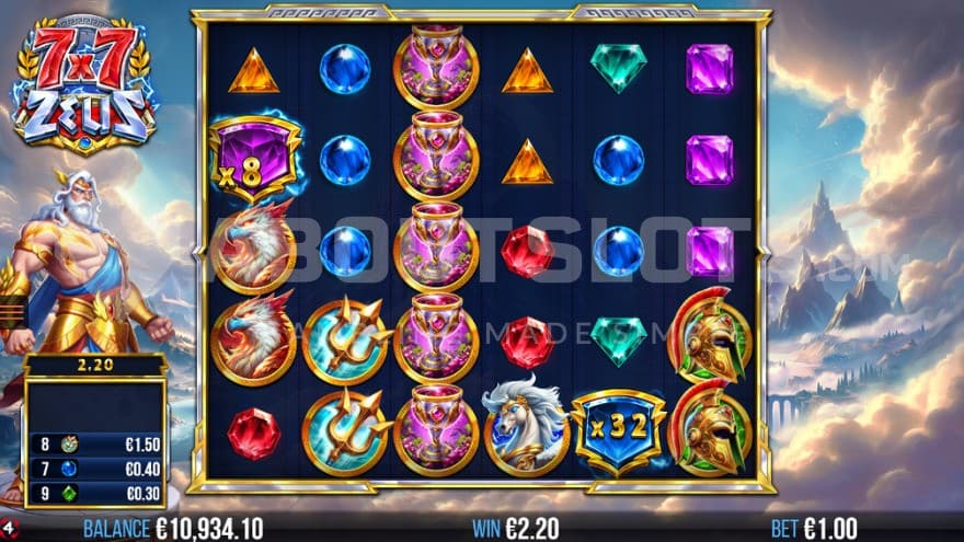 Multiplier Symbol with 32X.