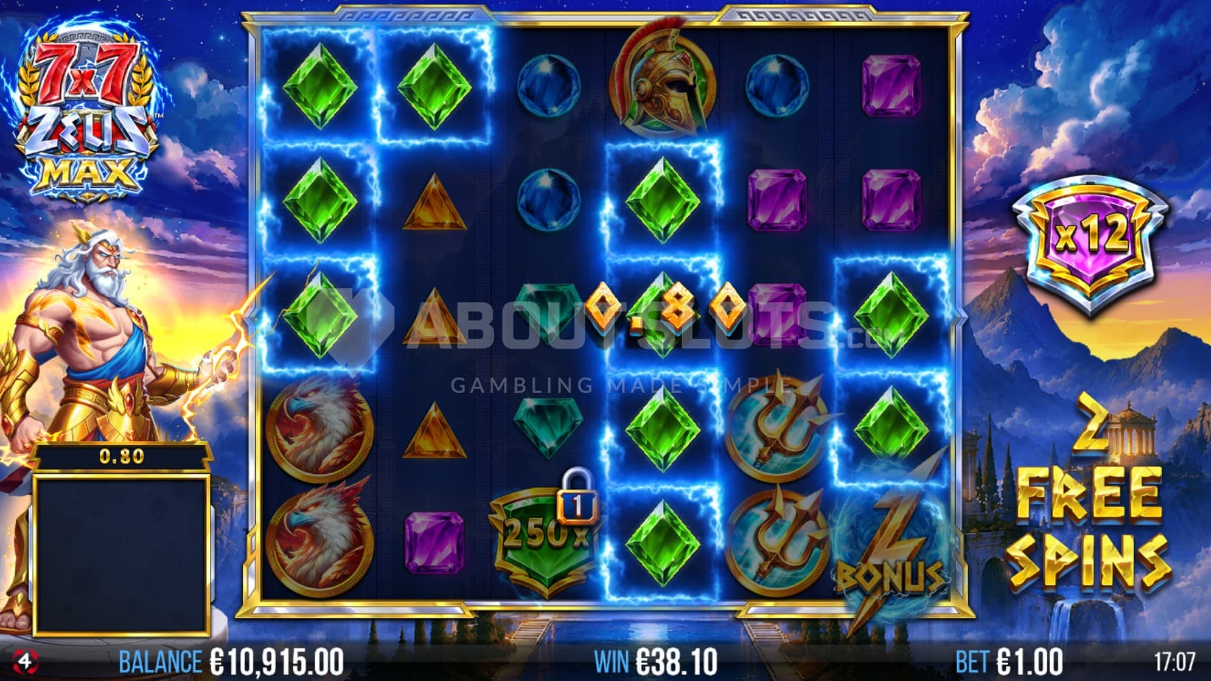 Expansions and Multipliers stick around between spins during the bonus game