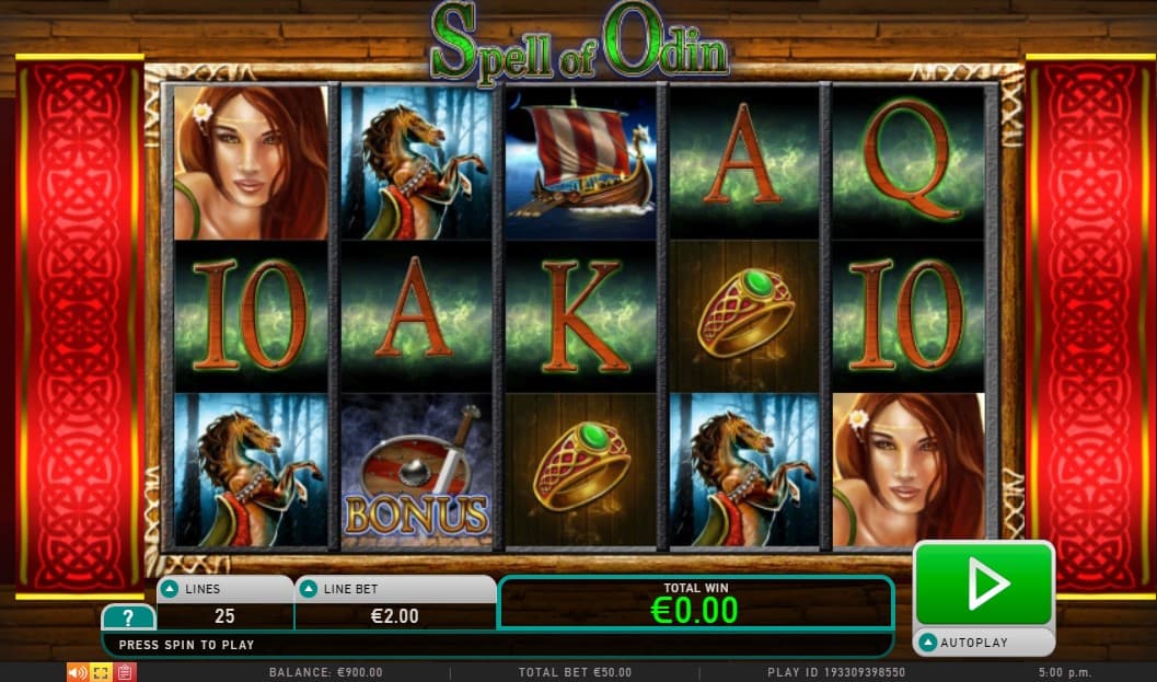 Spell of Odin Slot Gameplay
