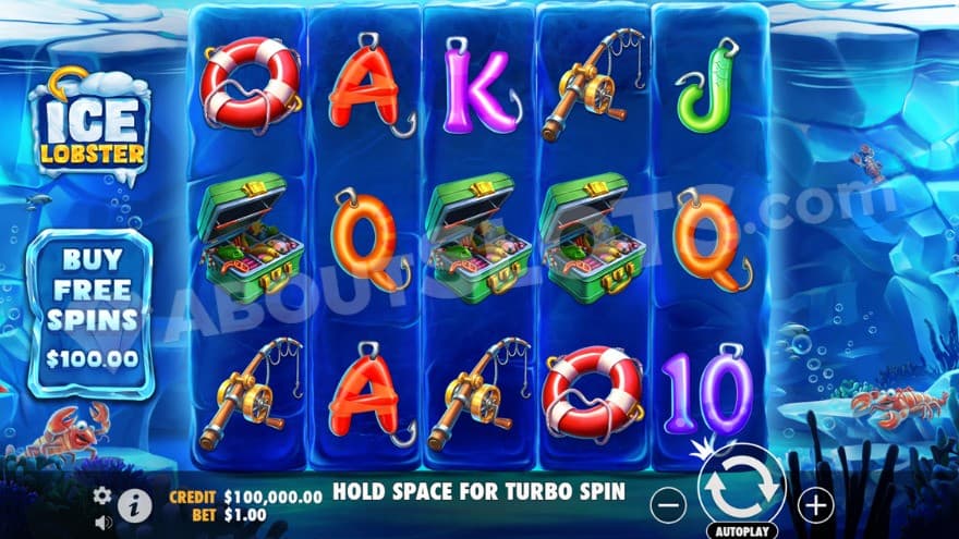 Base game with lobsters in the background.