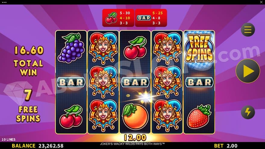 A 16.60 win in the Free Spins.