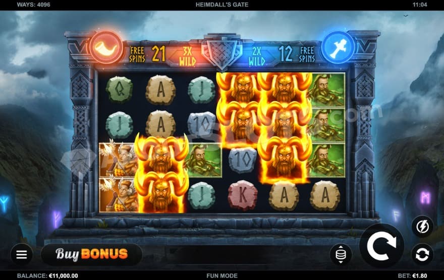 Base game where you can see foggy mountains in the background.