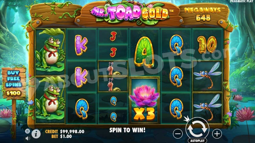 Base game where you can see a beautiful forest in the background.