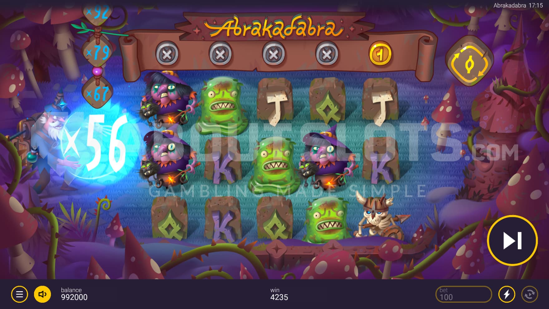 The Free Spins kick into overdrive and the Multiplier starts stacking even higher as you hit wins