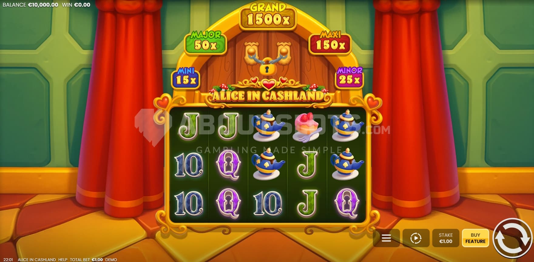 Alice in wonderland theme