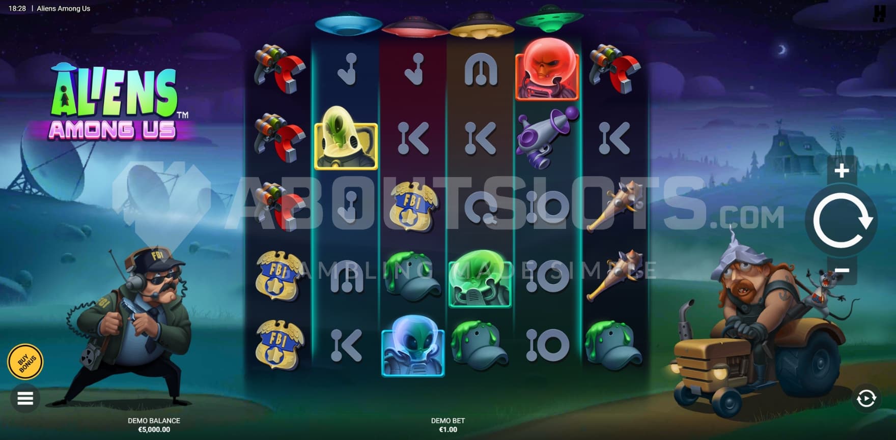 Alien Symbols in view