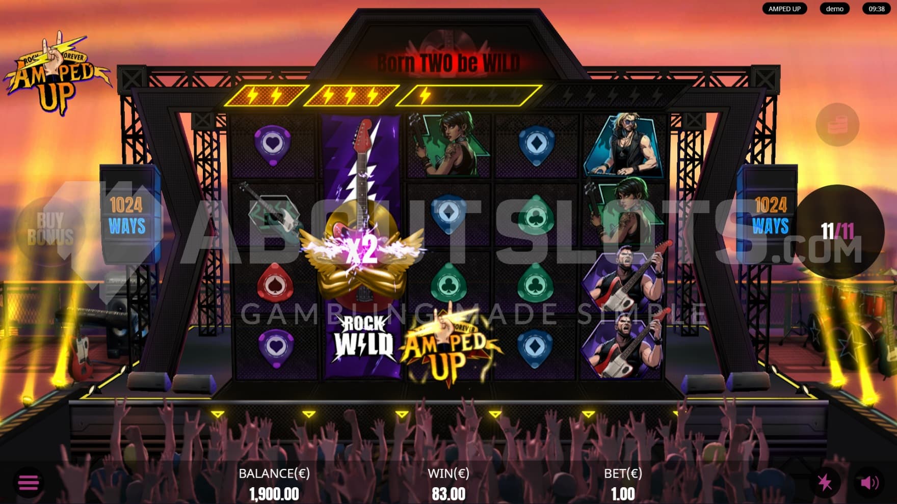 The bonus game take you to the sky