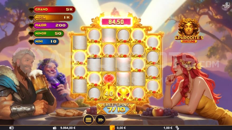 7 of 10 Free Spins