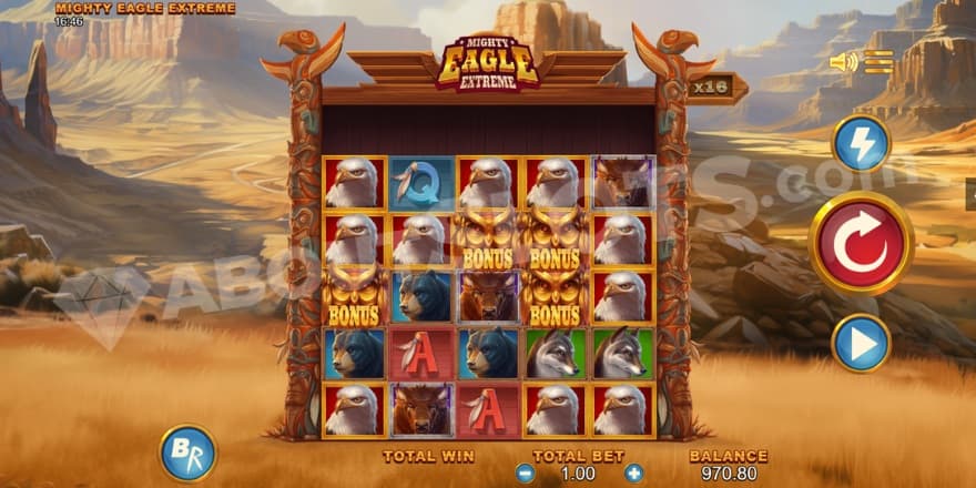 A screenshot of the base game view